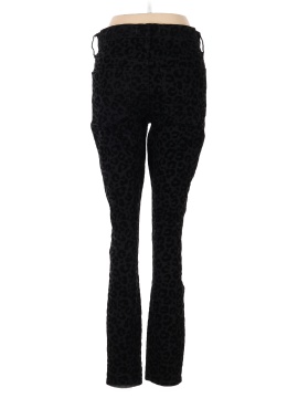 Madewell 9" Mid-Rise Skinny Jeans: Flocked Leopard Edition (view 2)