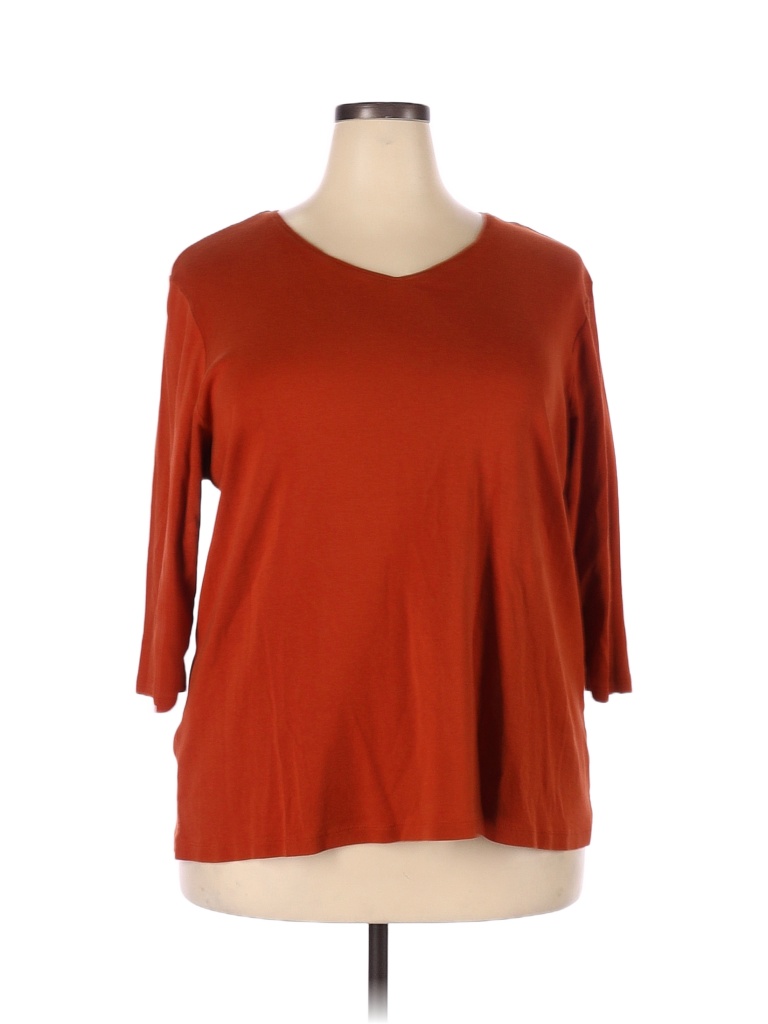Cj Banks Women Red Cardigan 3X Plus