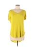 Soho JEANS NEW YORK & COMPANY Solid Yellow Sleeveless T-Shirt Size M - photo 1