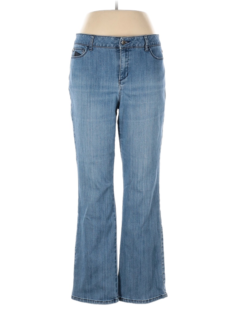 Jean Mandy 5 poches, jambe droite, matière stretch, bleu jean | Ulla Popken