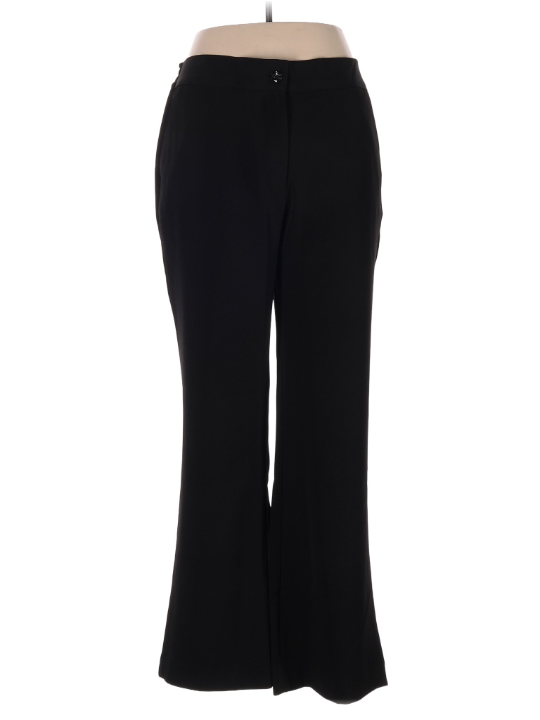 Jessica London Solid Black Dress Pants Size 16 - photo 1