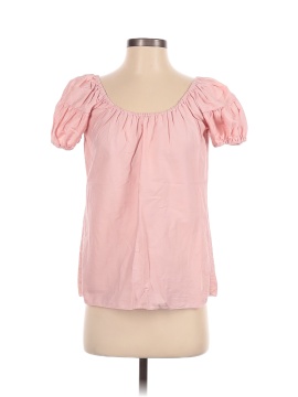 Pink Tartan Short Sleeve Blouse (view 1)