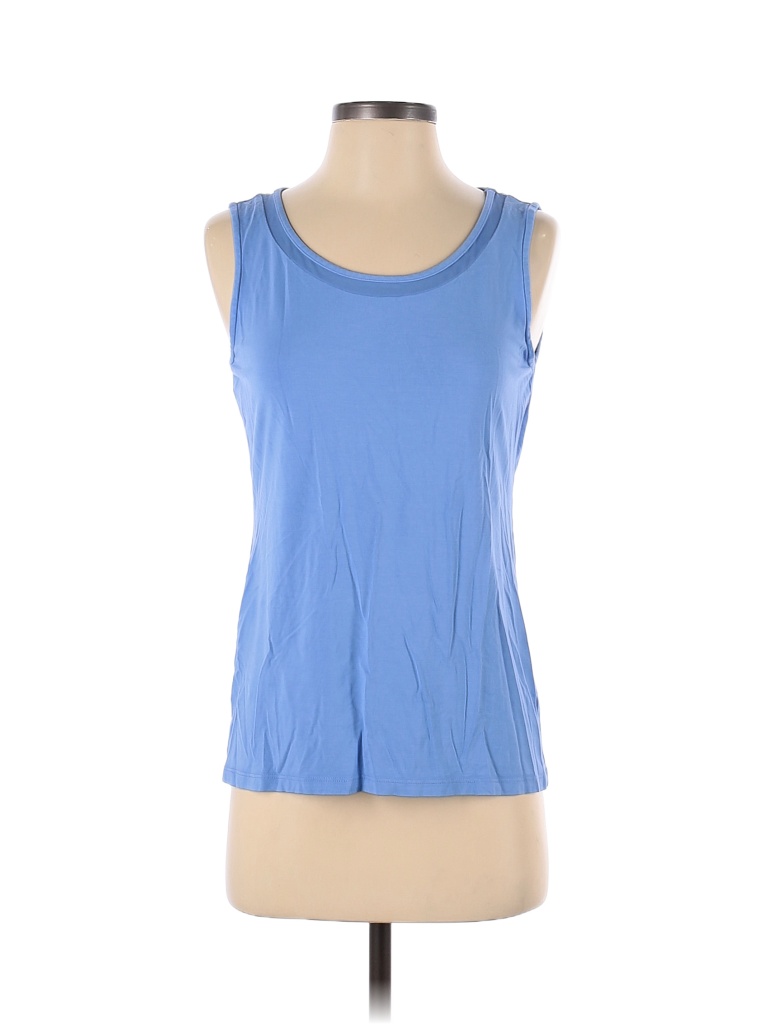 Talbots Solid Blue Tank Top Size S - 59% off | thredUP