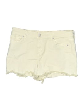 Ann Taylor LOFT Cut Off Denim Shorts in Wishbone Wash (view 1)