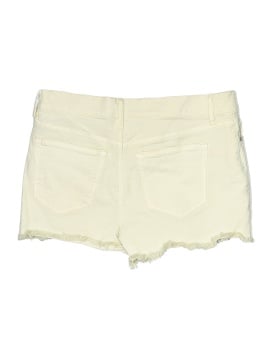 Ann Taylor LOFT Cut Off Denim Shorts in Wishbone Wash (view 2)