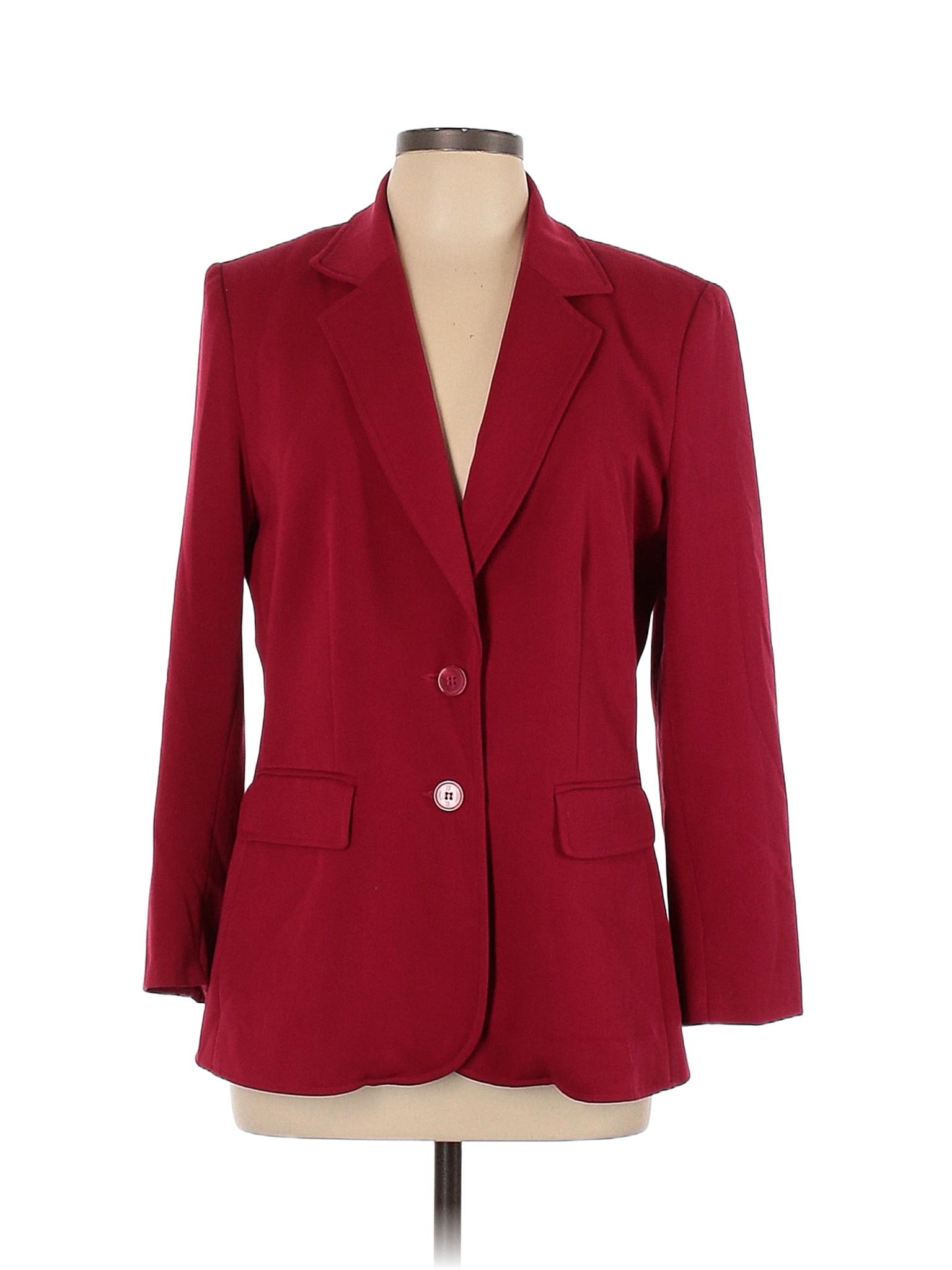 Travelsmith Solid Colored Red Blazer Size 10 74 off thredUP