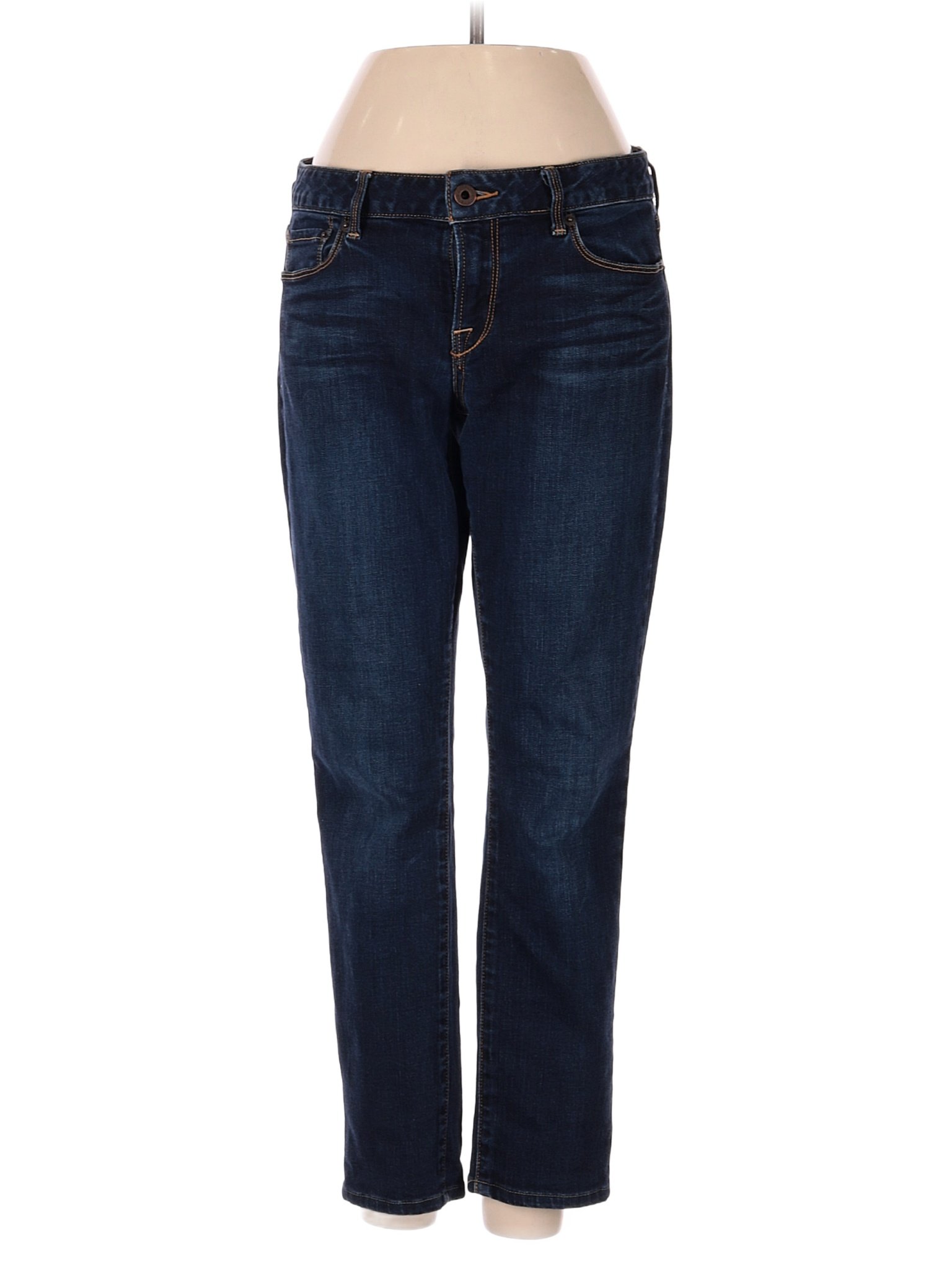 Lucky Brand Solid Blue Jeans Size 4 - 80% off | thredUP