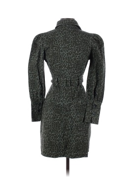 Marissa Webb Collective Green Leopard Dress (view 2)