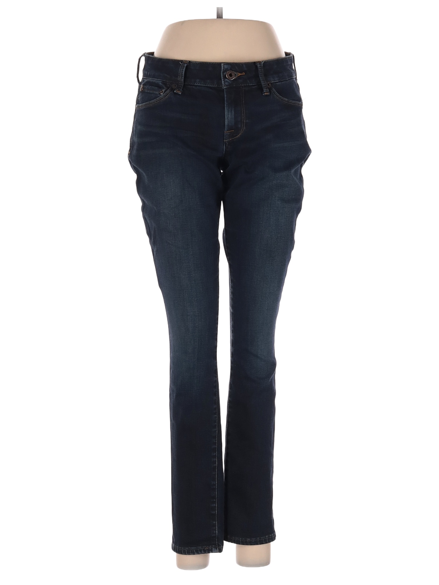 Lucky Brand 100% Cotton Solid Blue Jeans Size 2 - 68% off