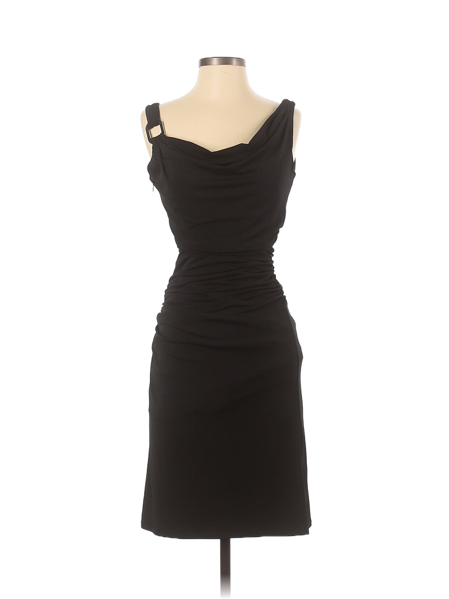 White House Black Market Solid Black Cocktail Dress Size 0 73 off