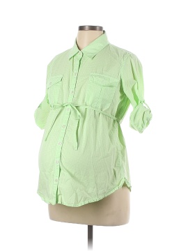 Lilly Pulitzer for A Pea in the Pod Long Sleeve Button-Down Shirt (view 1)