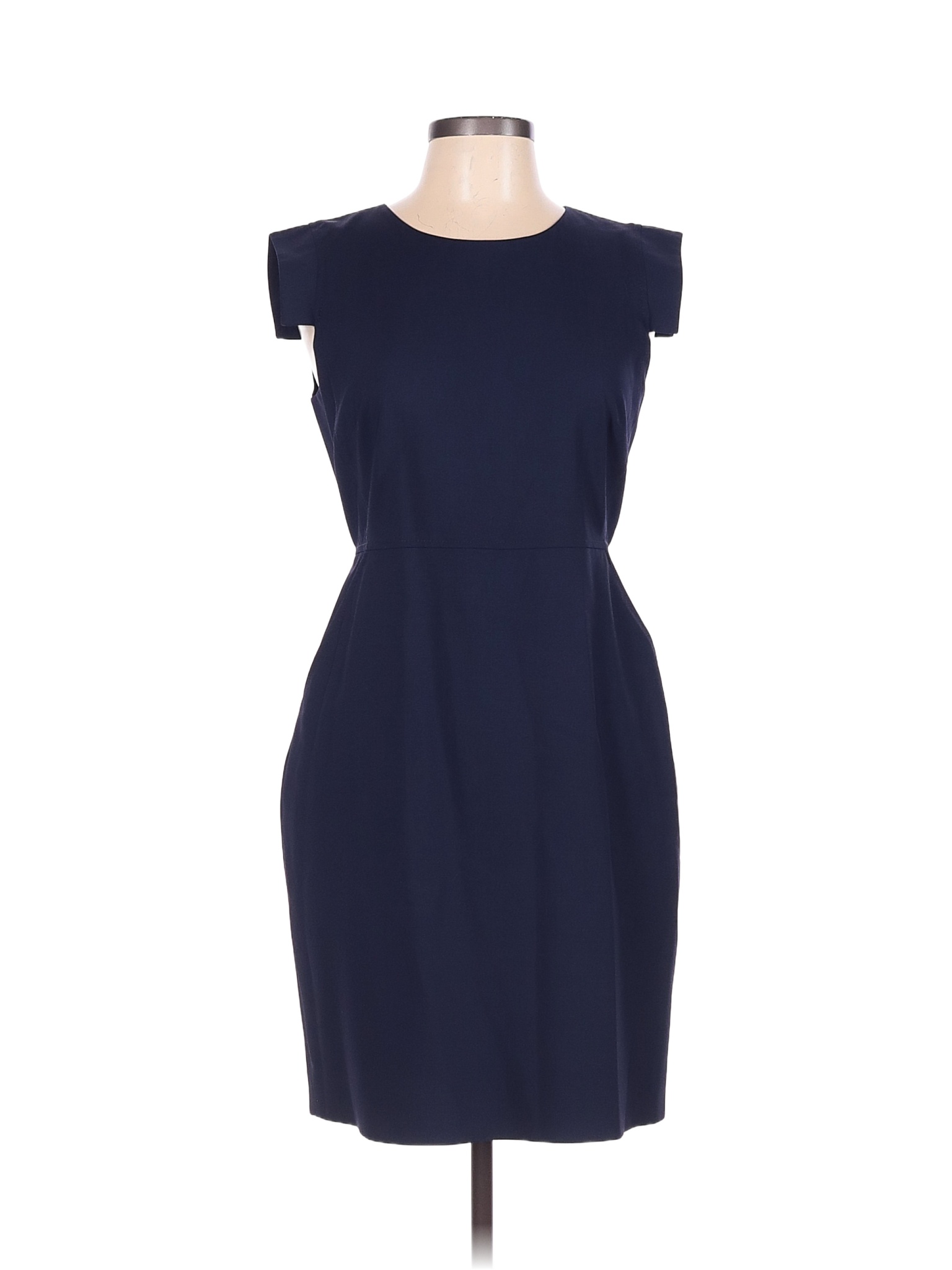 J.Crew 365 Solid Navy Blue Casual Dress Size 10 65 off thredUP