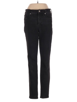 Madewell 9" Mid-Rise Skinny Jeans in Lunar Wash (view 1)