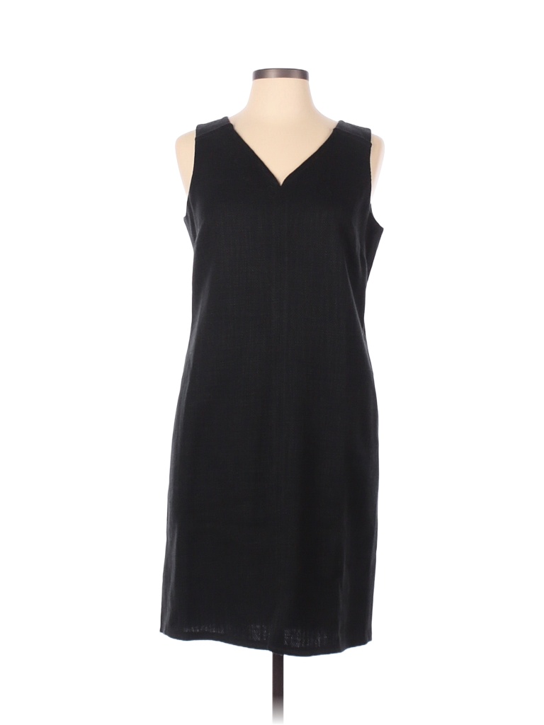 Talbots Solid Black Casual Dress Size 12 (Petite) - 81% off | thredUP