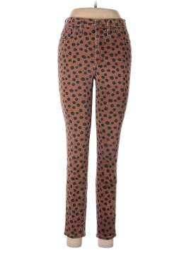 Madewell 10" High-Rise Skinny Jeans in Leopard Dot (view 1)