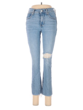 Madewell The Petite Perfect Vintage Jean in Coney Wash: Destroyed Edition (view 1)