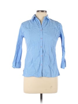 Ann Taylor LOFT 3/4 Sleeve Button-Down Shirt (view 1)