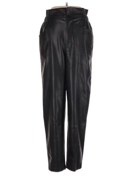 Madewell Vegan Leather Pull-On Paperbag Pants (view 1)