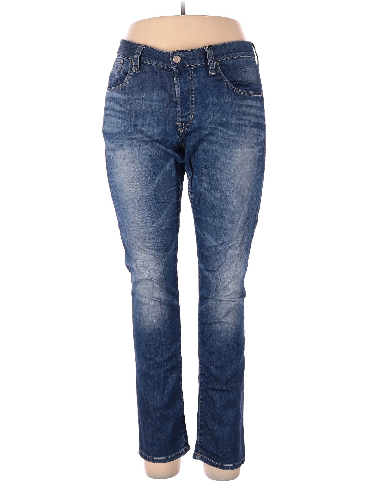 Gap Solid Blue Jeans Size 12 72 off thredUP