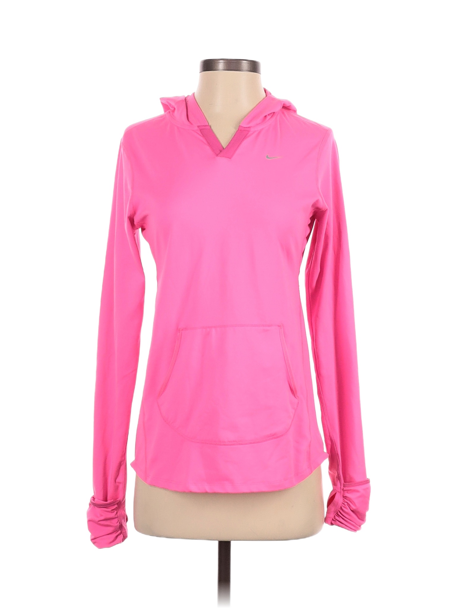 Nike Color Block Solid Pink Active TShirt Size S 60 off thredUP