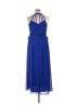 City Chic 100% Polyester Solid Sapphire Blue Cocktail Dress Size 14 Plus (XS) (Plus) - photo 2