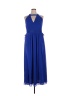 City Chic 100% Polyester Solid Sapphire Blue Cocktail Dress Size 14 Plus (XS) (Plus) - photo 1