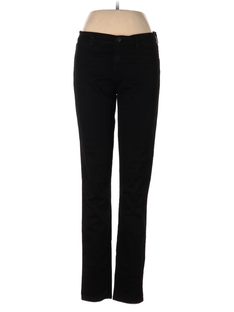 J Brand Solid Black Casual Pants 29 Waist - photo 1