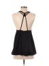 Plastic Island 100% Polyester Black Sleeveless Blouse Size XS - photo 2