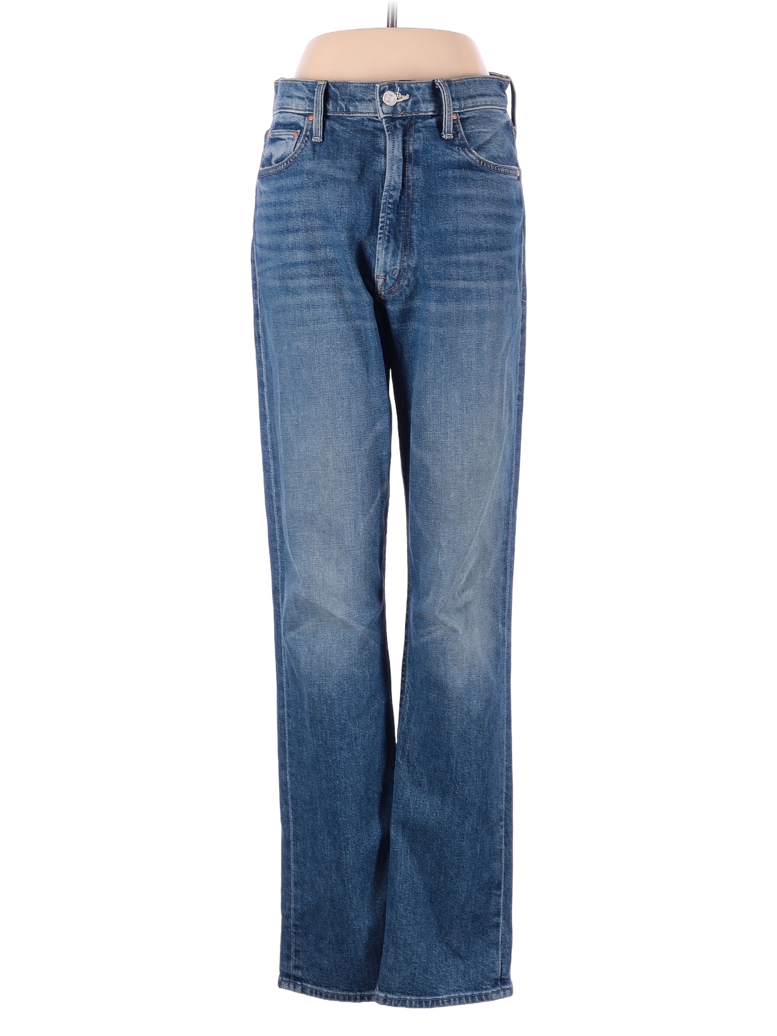 Mother Superior Solid Blue Jeans 29 Waist - 68% off | thredUP