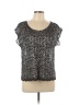 H&M Silver Sleeveless Blouse Size L - photo 1