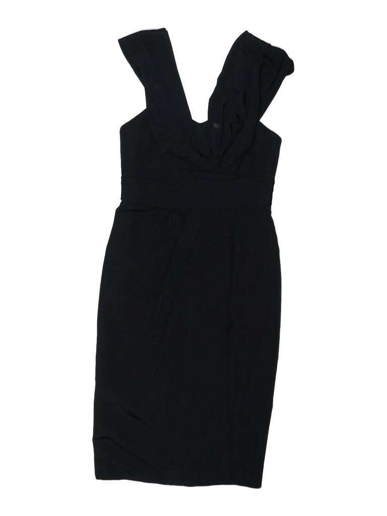 Carolina Herrera Black Cocktail Dress Size 2 - photo 1