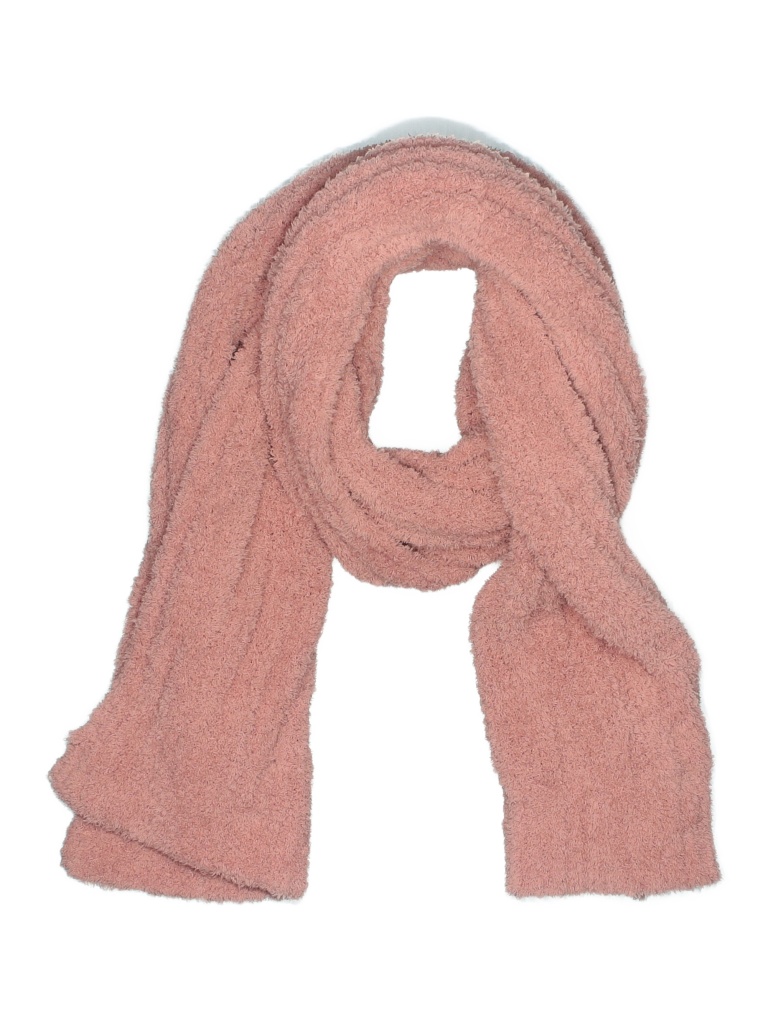 Free People 100% Polyester Solid Colored Pink Scarf One Size - photo 1