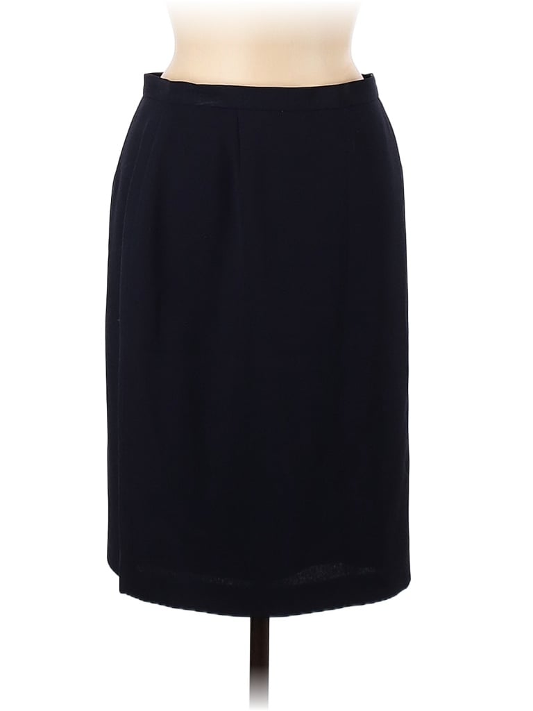 Pre-owned Casual Corner Casual Skirt In Blue