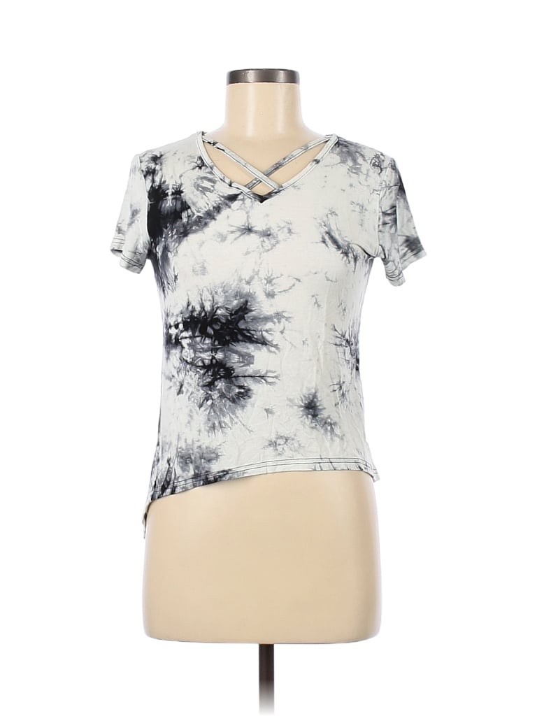 Pre-owned Unbranded Short Sleeve T-shirt In White