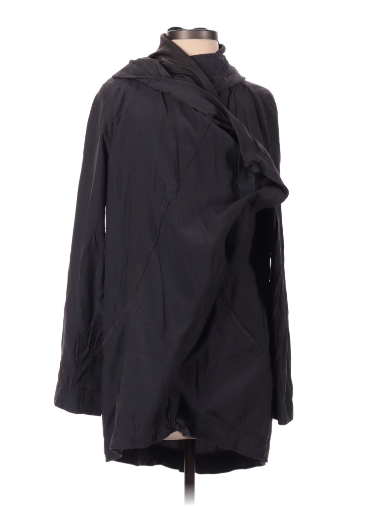 Express Outlet Solid Black Gray Jacket Size S 66 off thredUP