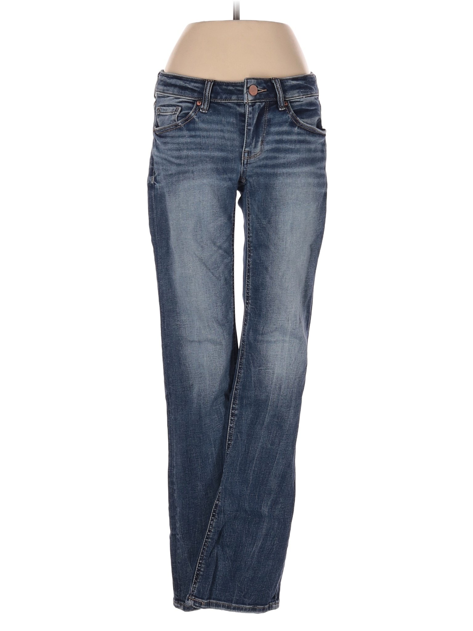 BKE Solid Blue Jeans 25 Waist - 64% off | thredUP