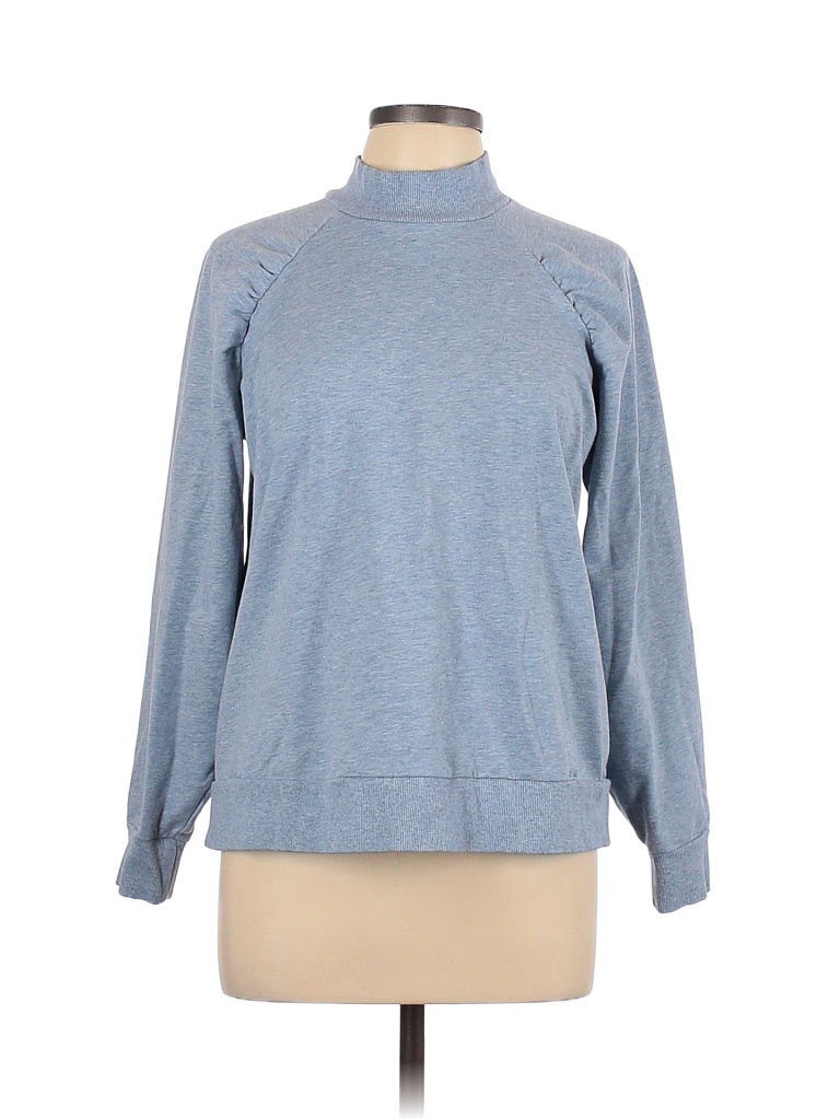 MICHAEL Michael Kors Blue Sweatshirt Size L - 75% off | thredUP