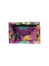 Vera Bradley 100% Cotton Color Block Floral Multi Color Purple Wallet One Size - photo 2
