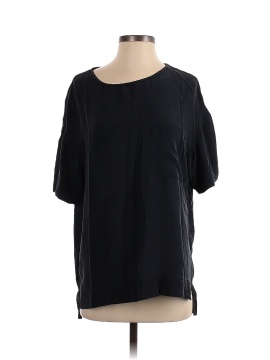 BLK DNM Short Sleeve Silk Top (view 1)