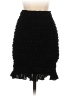 Akris Punto 100% Wool Solid Black Wool Skirt Size 6 - photo 1