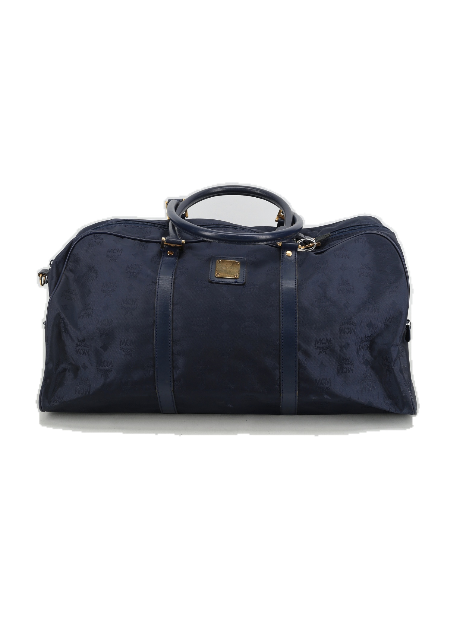 MCM, Bags, Vintage Blue Mcm Visetos Nylon Tote Bag
