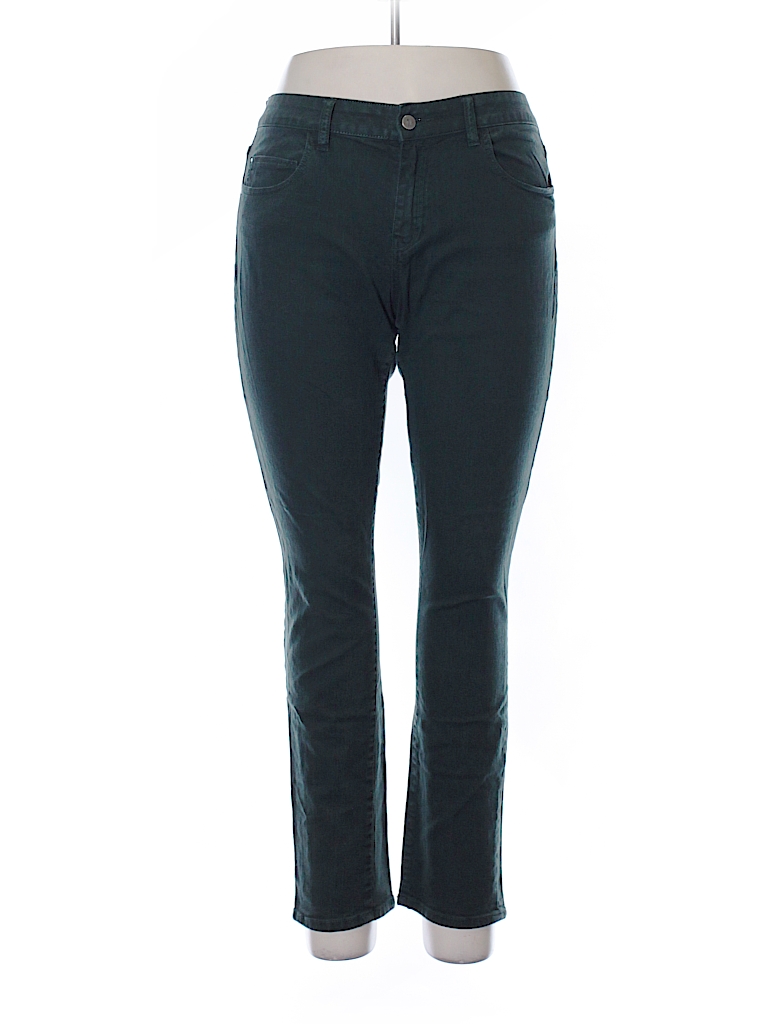 Pilcro and The Letterpress Solid Dark Green Jeans 32 Waist - 80% off ...