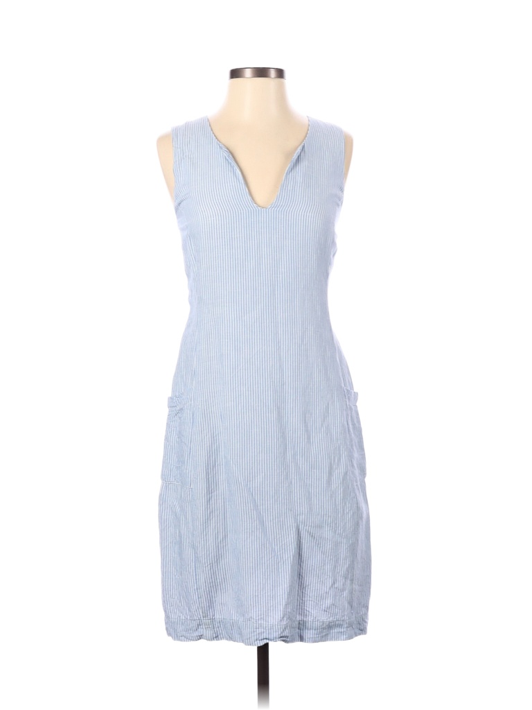 Joules Solid Blue Casual Dress Size 2 - photo 1