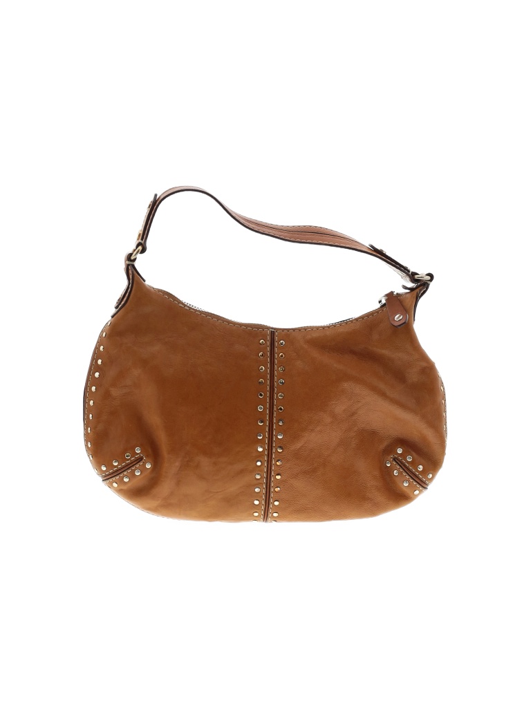 MICHAEL Michael Kors Solid Colored Tan Leather Shoulder Bag One Size
