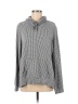 Weatherproof Checkered-gingham Stripes Gray Black Pullover Hoodie Size L - photo 1