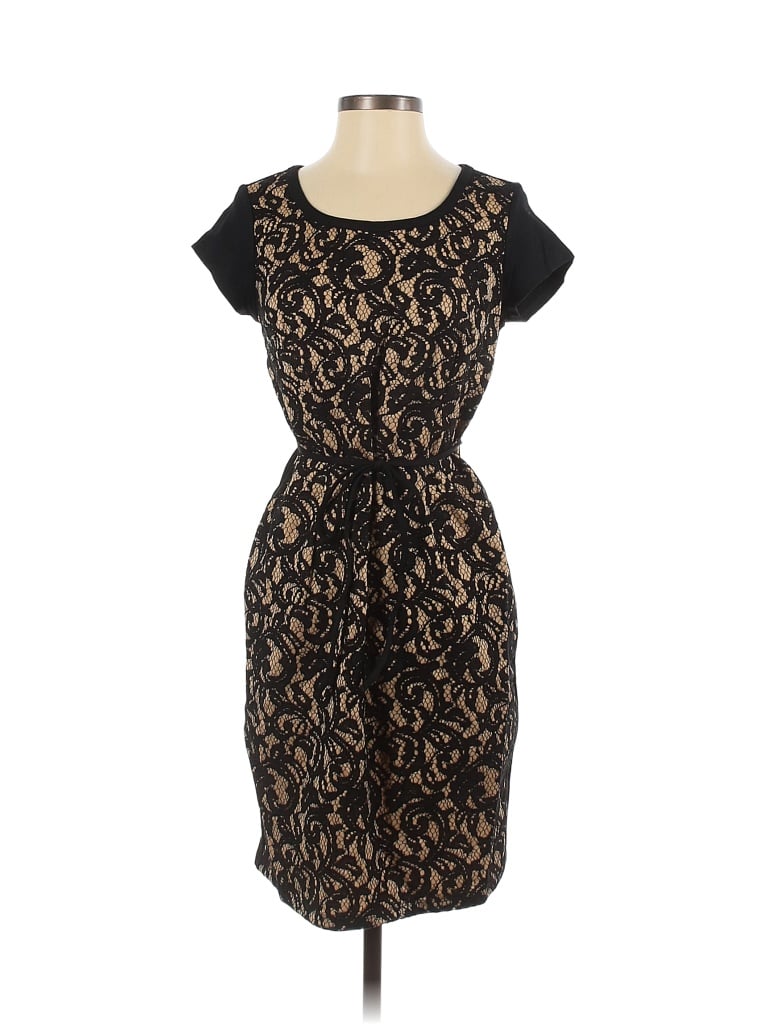 Pre-owned Hazel Cocktail Dress In Black