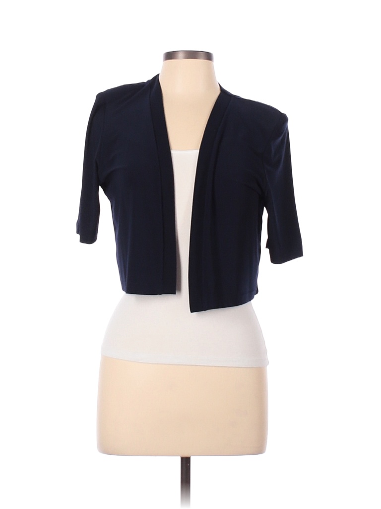 R&M Richards Color Block Solid Navy Blue Shrug Size 12 - 78% off | thredUP