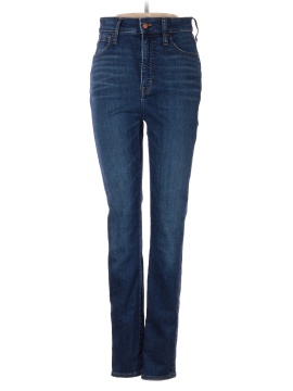 Madewell 11" High-Rise Skinny Jeans in Larkwood Wash (view 1)