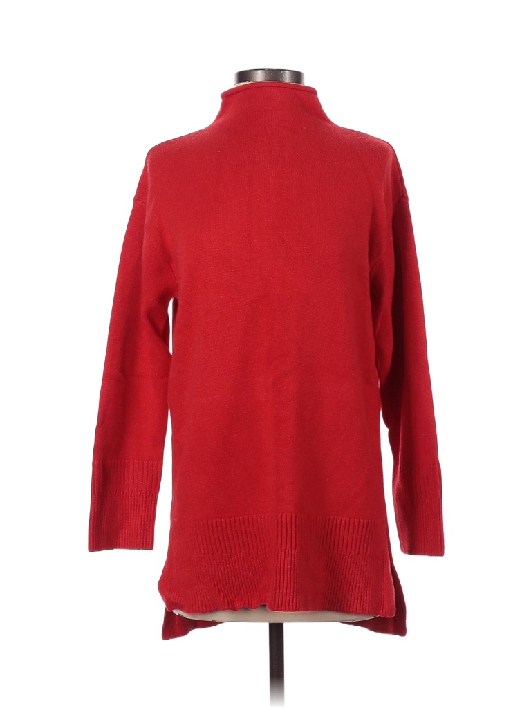 Moth Red Turtleneck Sweater Size XS - photo 1