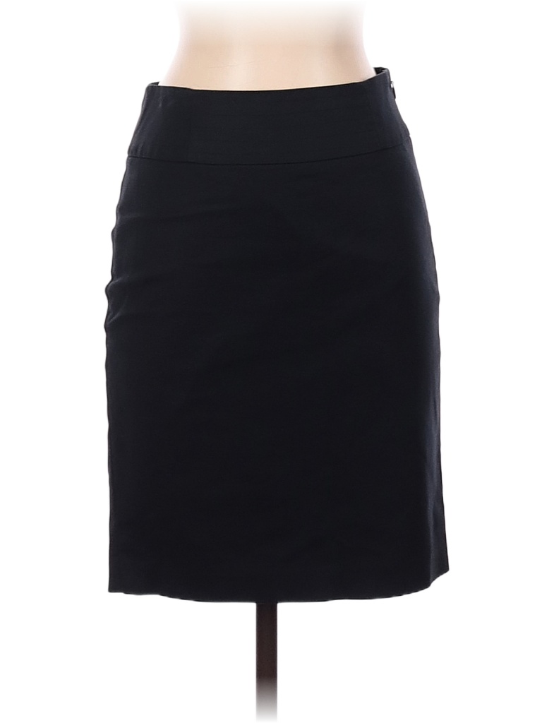 Banana Republic Solid Black Casual Skirt Size 0 - photo 1
